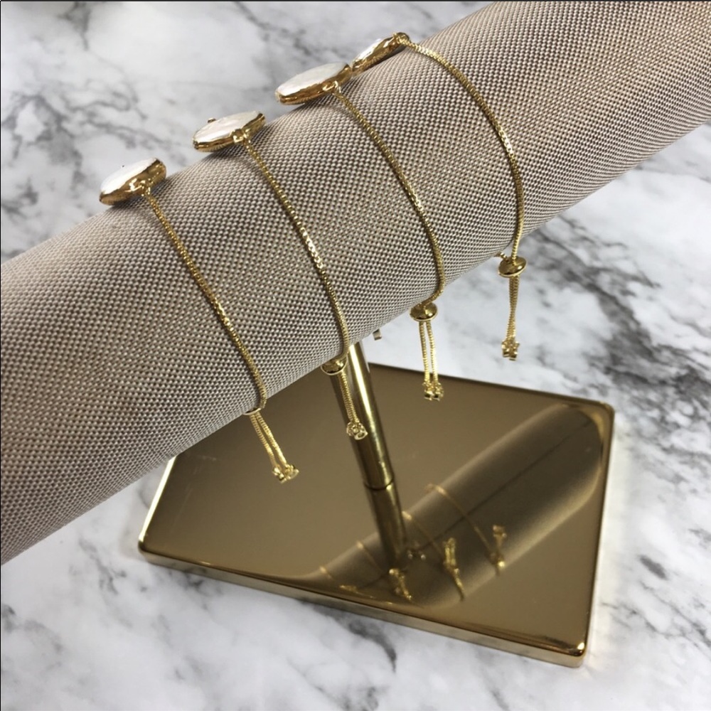 Last 1🎉🆕NWT Minimalist Dainty 14K Gold Pearl - Picture 2 of 4